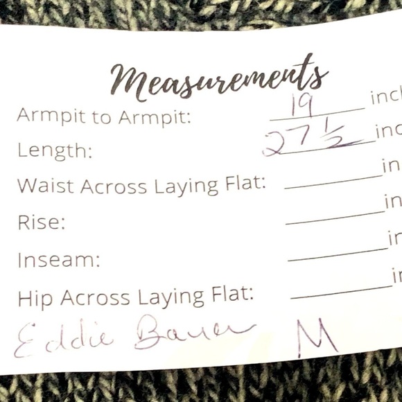 Eddie Bauer cardigan wool blend sweater black cream shawl neck button down M - Picture 7 of 8